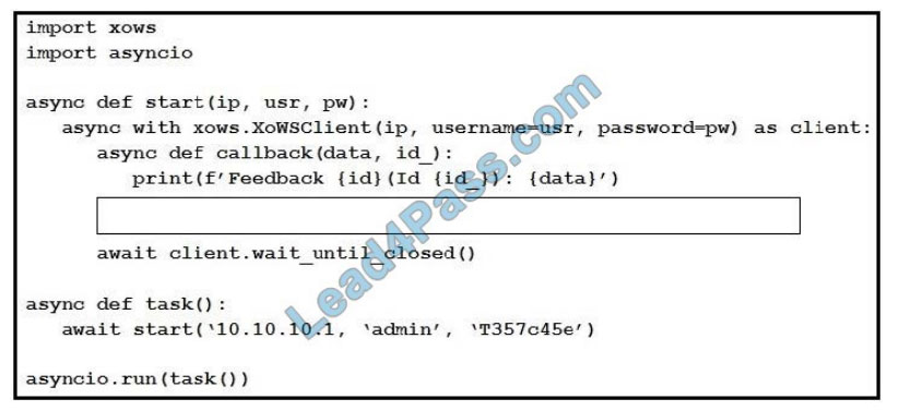 [2021.1] lead4pass 300-835 exam questions q13