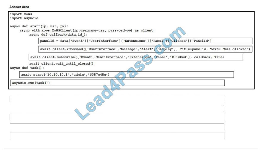 [2021.1] lead4pass 300-835 exam questions q6-1